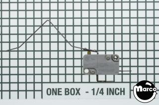 Switch miniature with rollover wire