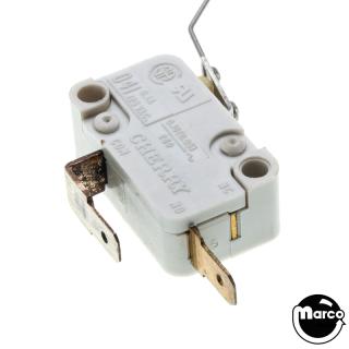 Switch miniature with rollover wire