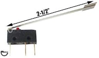 Switch - sub-miniature lever & paddle actuator