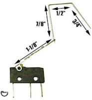 Switch sub-mini assembly with rollover