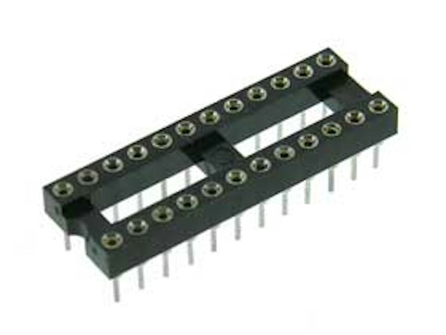 IC socket - 24 pins .300 inch machine pin
