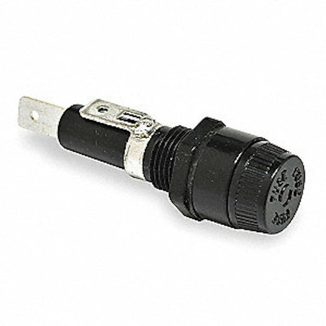Fuse holder panel mount 6 x 30mm E-148-25 HKP-HH-R