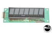Display PCB - 7 digit satellite