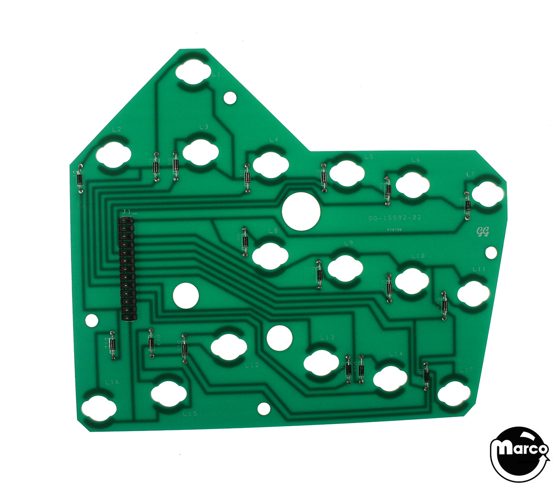 MONSTER BASH (Williams) Lamp pcb 17 lamp