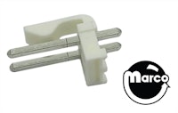 Circuit board header 2h str sq pin .156