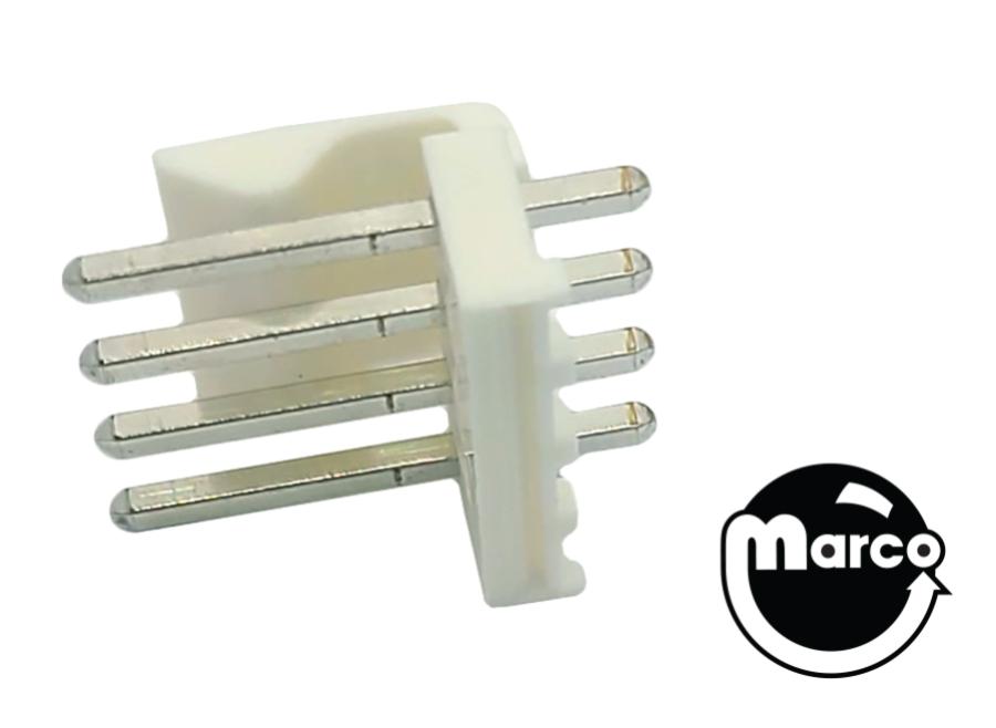 Circuit board header 4h str sq pin .156 26-60-4040