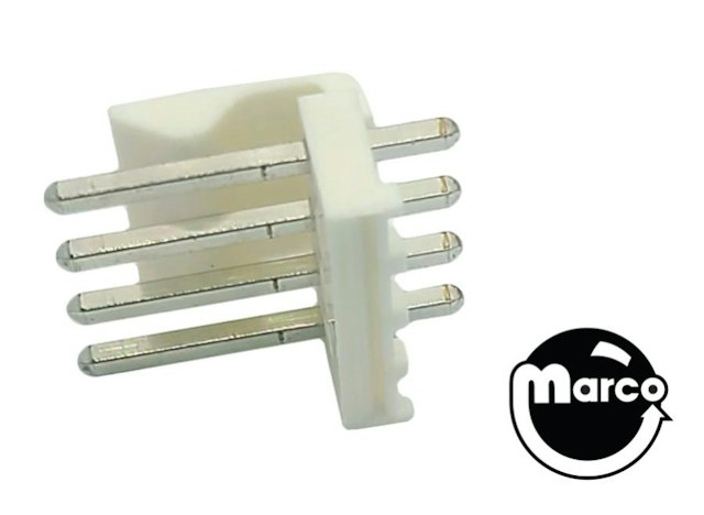 Circuit board header 4h str sq pin .156 26-60-4040