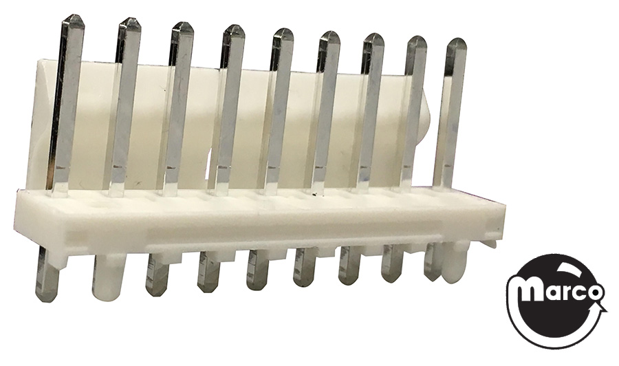 5791-10862-09 - Header 9h str sq pin .156 inch lock - Marco