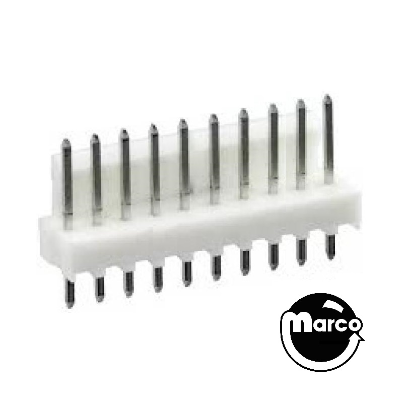 5791-10862-10 - Header 10h str sq pin .156 inch lock - Marco