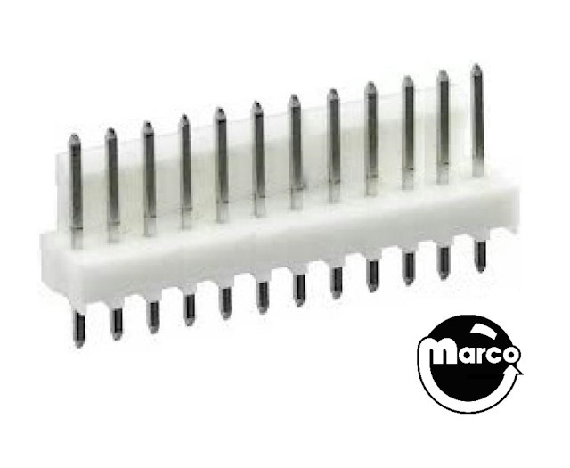 Circuit board header 12h str sq pin. 156 lock 26-60-4120