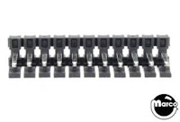 Header 8h str sq pin .156 inch lock