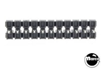 Header 8h str sq pin .156 inch lock