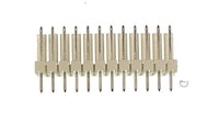 Connector 12 pin male .100 inch