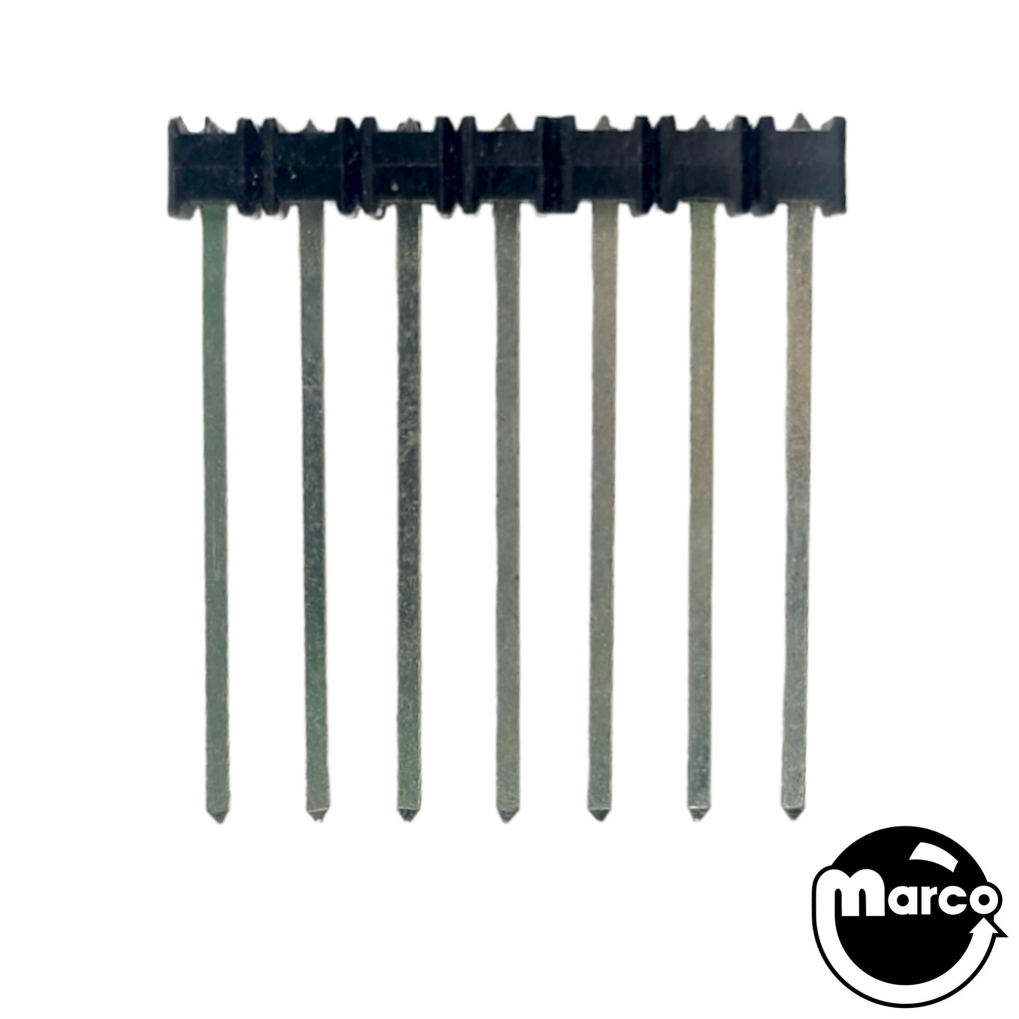 Connector  - 7H spl square pin .100 inch