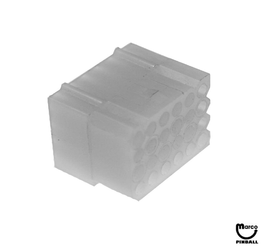 Connector male 24 pos .062 term 03-06-1241