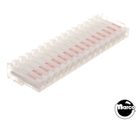 Connector - IDC red 16R mt/end 22/156