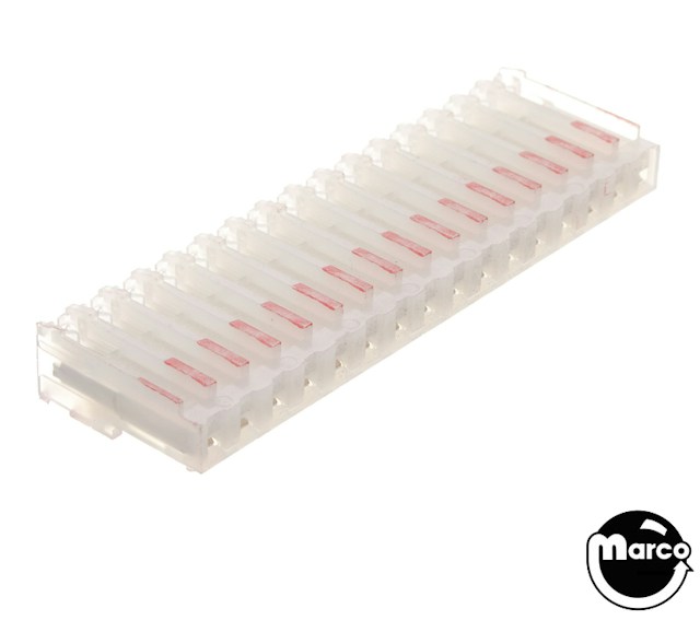 Connector - IDC red 16R mt/end 22/156 4-640428-6