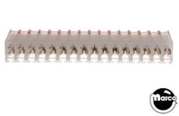 Connector - IDC red 16R mt/end 22/156