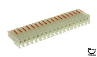 Connector - IDC red 18r mt/end 22/156