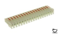 Connector - IDC red 18r mt/end 22/156