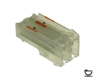 Connector - IDC orange 2r mt/end 18/156