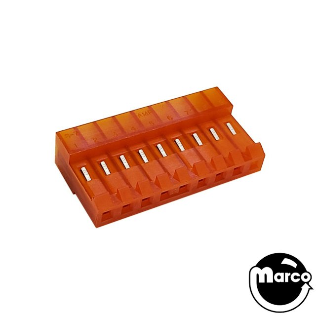 Connector - IDC orange 9 position CE156F18-9-C