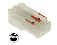 Connector - IDC green 2r mt/thru 22//156
