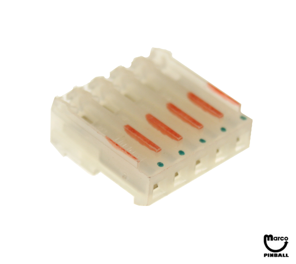 Connector - IDC green 5r mt/thru 22/156