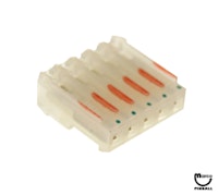 Connector - IDC green 5r mt/thru 22/156