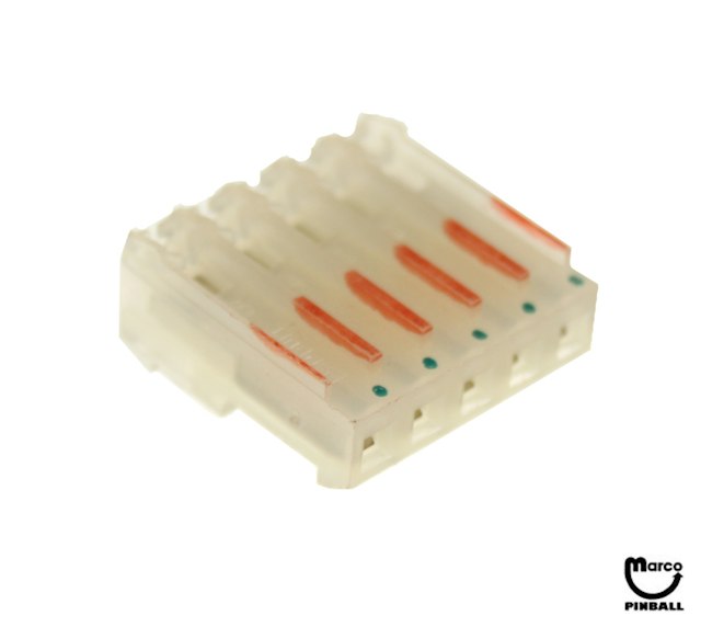 Connector - IDC green 5r mt/thru 22/156
