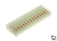 Connector - IDC green 15R mt/thru 22/156