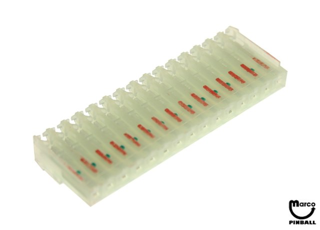Connector - IDC green 15R mt/thru 22/156 CE1156F22-15-C