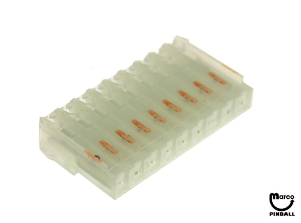 Connector - IDC green 9r mt/thru 18/156
