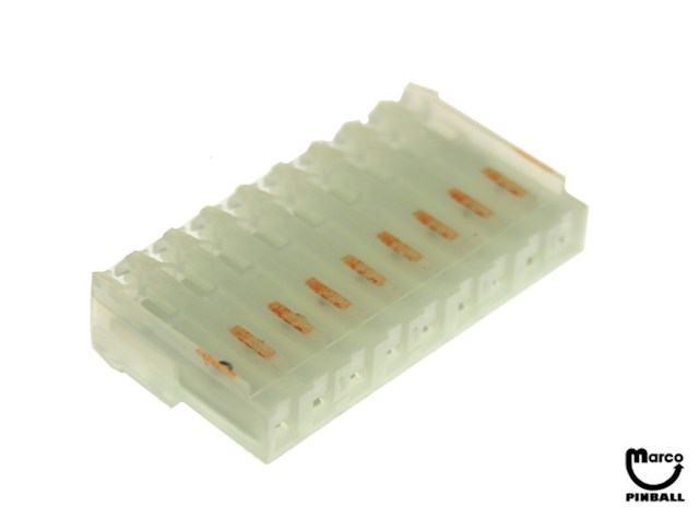 Connector - IDC green 9r mt/thru 18/156