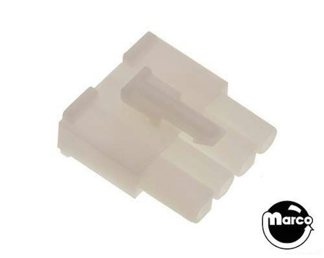 Connector male 4 pin .093 inch term 19-09-1049