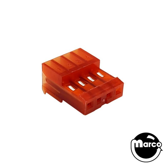 Connector IDC 4r mt/end 22 awg 0.100" CE100F22-4-D
