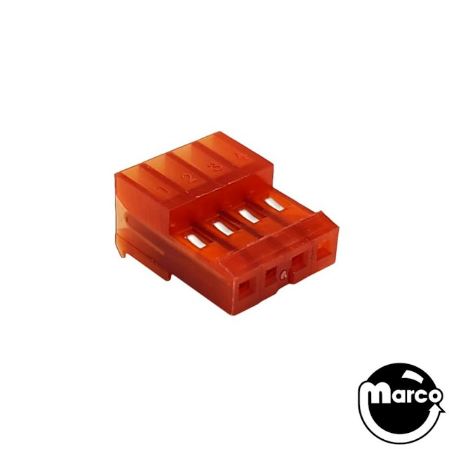 Connector IDC 4r mt/end 22 awg 0.100" CE100F22-4-D