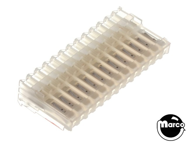 Connector IDC 13r mt/end 22awg/0.100" CE100F22-13-C