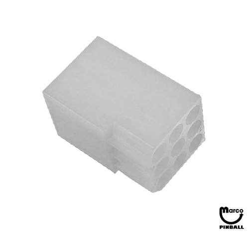 Connector 9 position .093 inch terminals