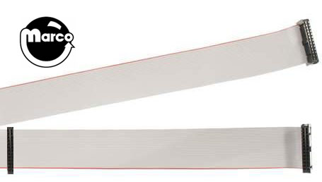 Ribbon Cable - 26 pin 38 inch 3 connector