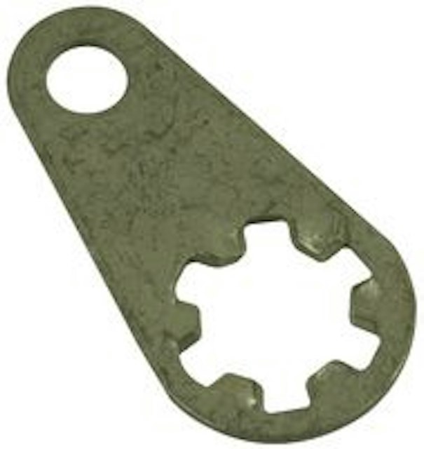 Solder lug #8 flat