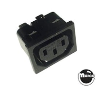 AC outlet - IEC connector .237" socket