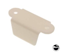 Lane guide - 2-1/8 inch EM round edge white