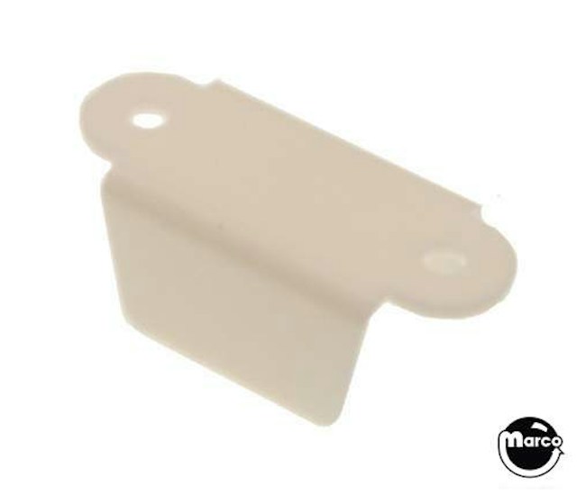 Lane guide - 2-1/8 inch EM round edge white