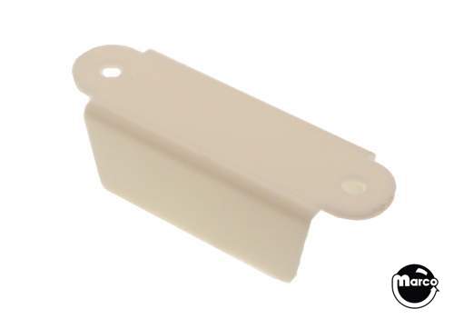 Lane guide - 2-3/4 inch EM round edge white