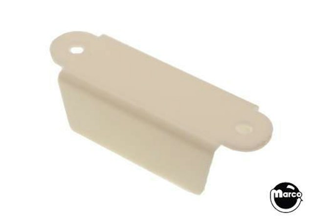Lane guide - 2-3/4 inch EM round edge white