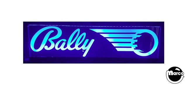 Bally logo backbox topper