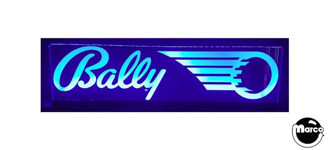 Bally logo backbox topper WPC