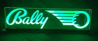 Bally logo backbox topper WPC