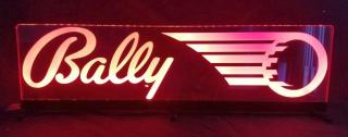 Bally logo backbox topper WPC95